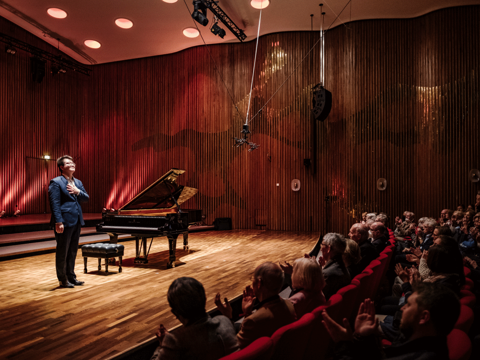 Cunmo Yin im kleinen Sendesaal